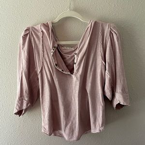 lavender free people shirt
